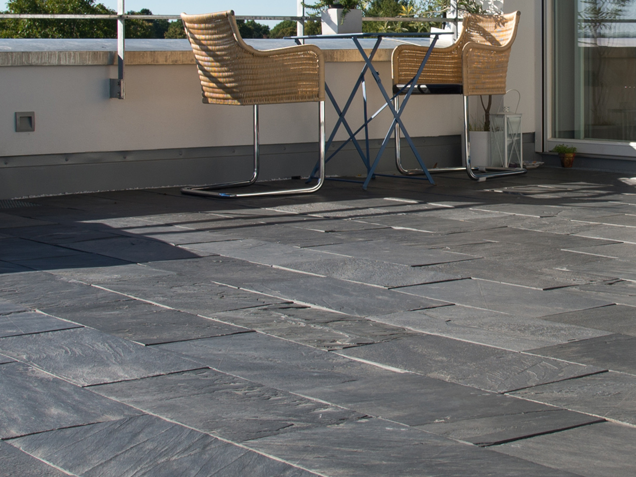 Schieferplatten Black Rustic stonenaturelle